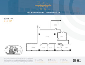 1901 N State Highway 360, Grand Prairie, TX à louer Plan d’étage– Image 1 sur 4