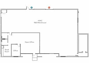 8228 Mercury Ct, San Diego, CA à louer Plan d’étage– Image 1 sur 2