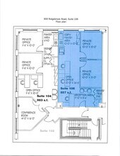 909 Ridgebrook Rd, Sparks, MD à louer Plan d’étage– Image 1 sur 5