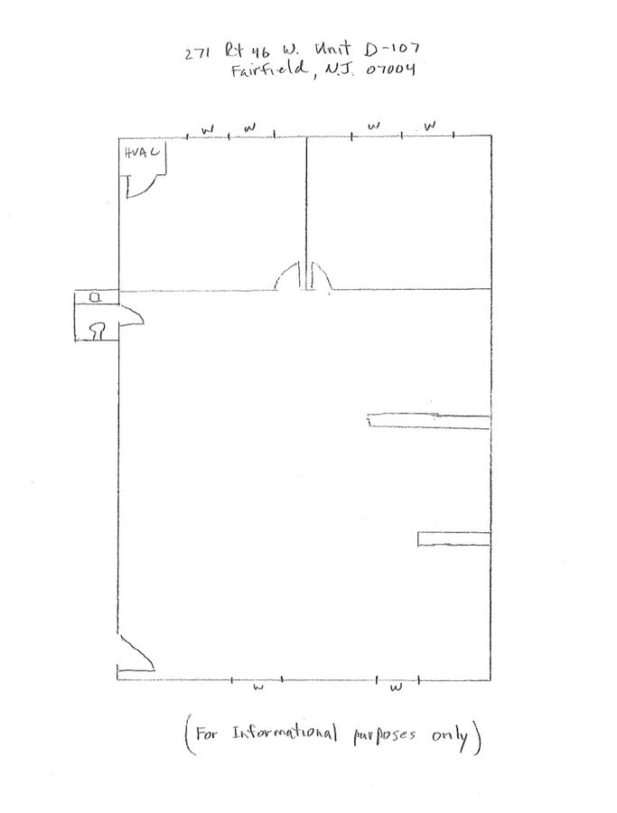 271 US Highway 46, Fairfield, NJ 07004 - Lot D107 - - Plan d’étage - Image 1 of 1