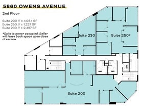 5860 Owens Ave, Carlsbad, CA à vendre Plan d’étage– Image 1 sur 1