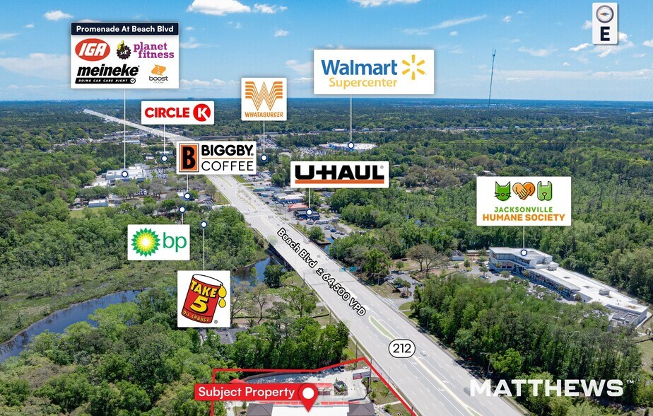 8405 Beach Blvd, Jacksonville, FL à vendre - Photo de l’immeuble – Image 3 sur 5