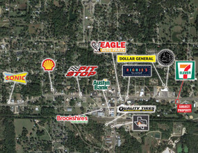 534 E Garland St, Grand Saline, TX - VUE AÉRIENNE  vue de carte