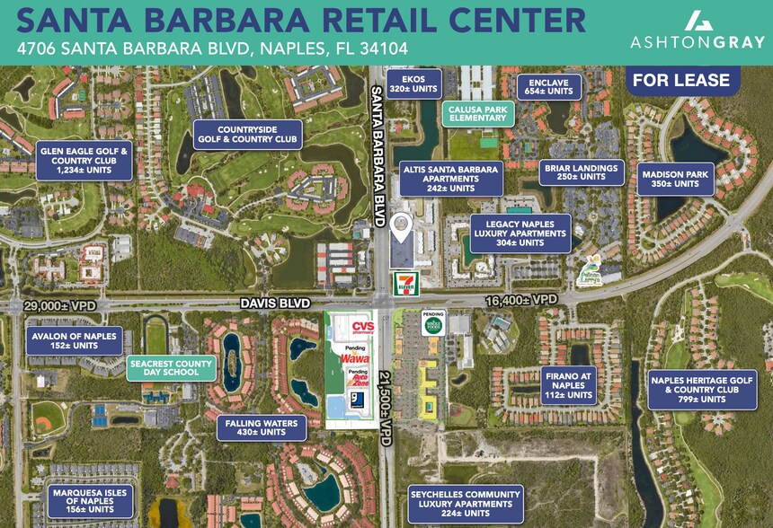 4706 Santa Barbara blvd, Naples, FL à louer - Aérien – Image 2 sur 3