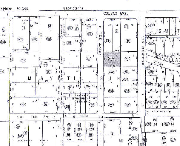 1480 Hoyt St, Lakewood, CO à louer - Plan cadastral – Image 3 sur 11