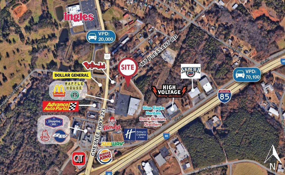 2240-221 Chesnee Hwy, Spartanburg, SC à vendre Photo principale– Image 1 sur 2