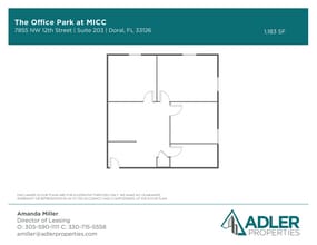 1200 NW 78th Ave, Doral, FL à louer Plan d’étage– Image 1 sur 1