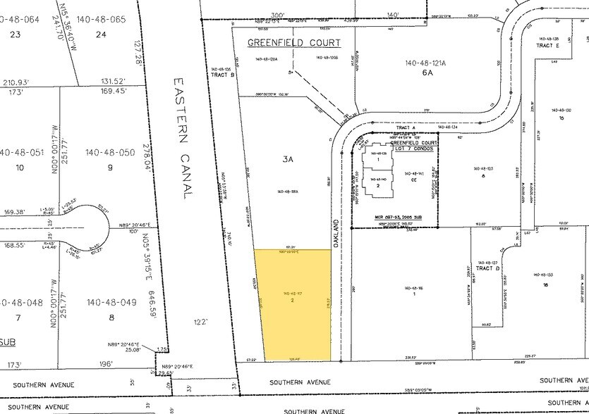 1150 S Oakland, Mesa, AZ à vendre - Plan cadastral – Image 2 sur 5