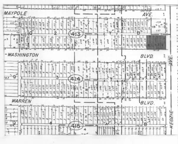 100 N Kedzie Ave, Chicago, IL à vendre - Plan cadastral – Image 3 sur 6