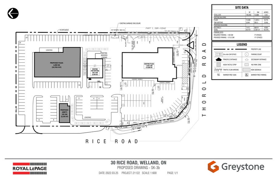 30 Rice Rd, Welland, ON à louer - Plan de site – Image 2 sur 2