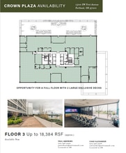 1500 SW 1st Ave, Portland, OR à louer Plan d’étage– Image 1 sur 5