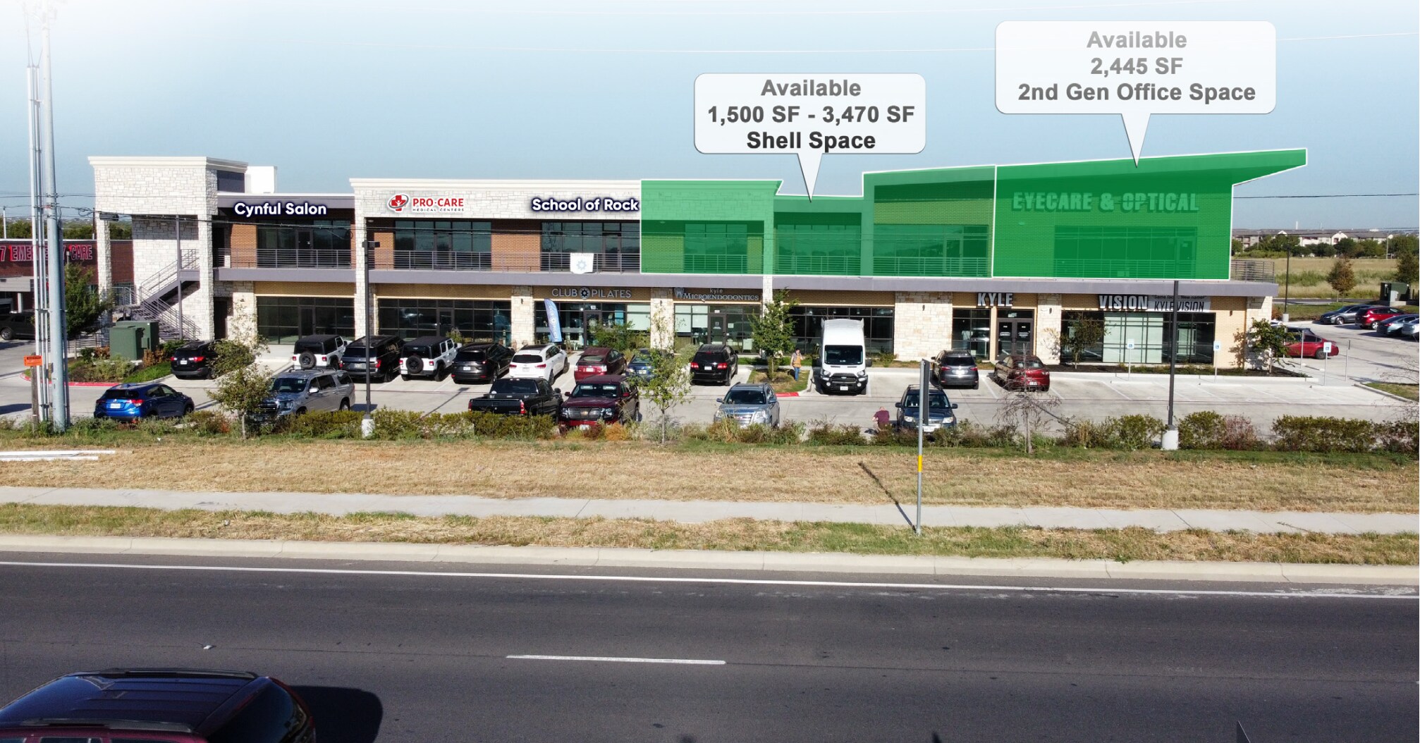 5581 KYLE CENTER Dr, Kyle, TX à louer Photo de l’immeuble– Image 1 sur 9