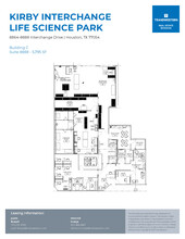 8901-8933 Interchange Dr, Houston, TX à louer Plan d’étage– Image 1 sur 1