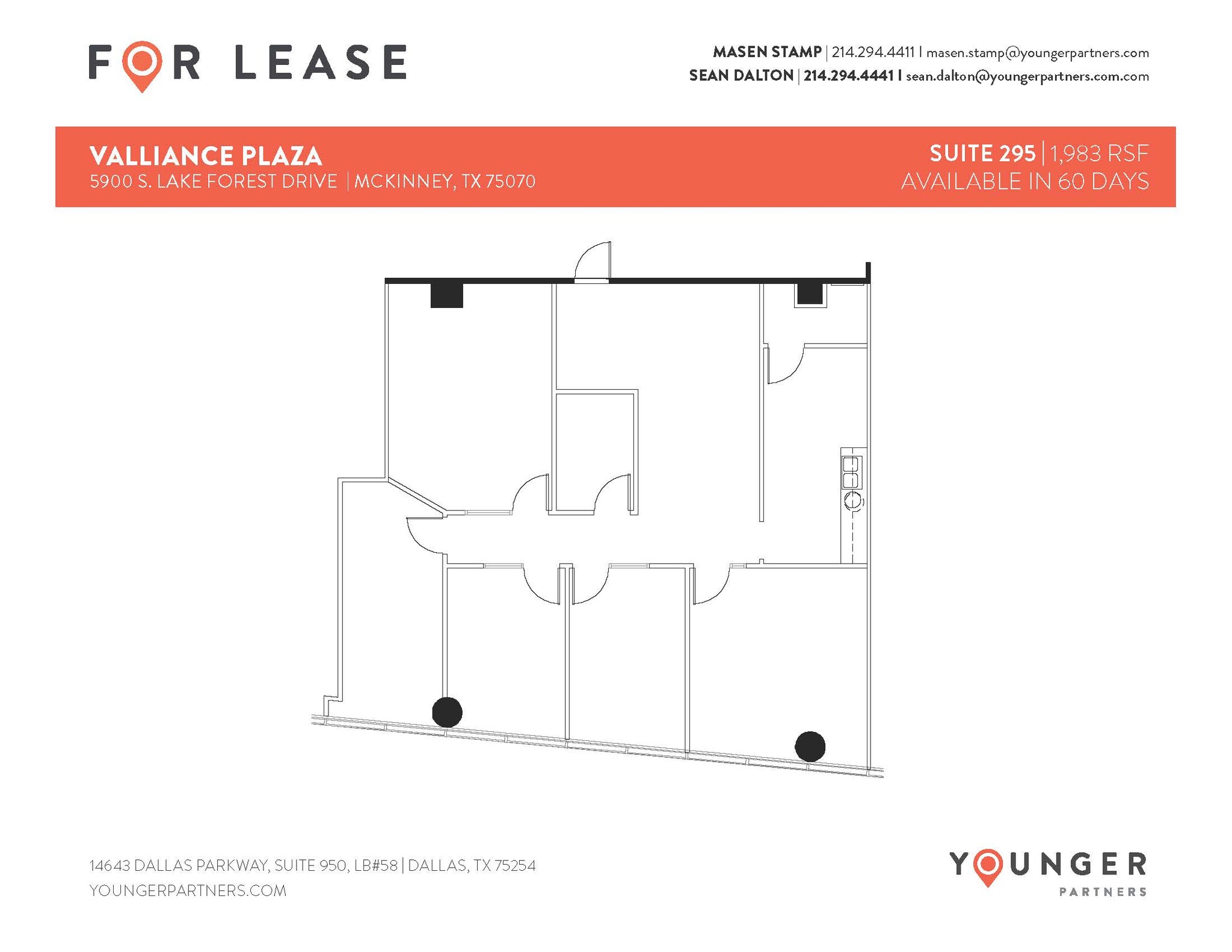 5900 S Lake Forest Dr, McKinney, TX à louer Plan d’étage– Image 1 sur 1