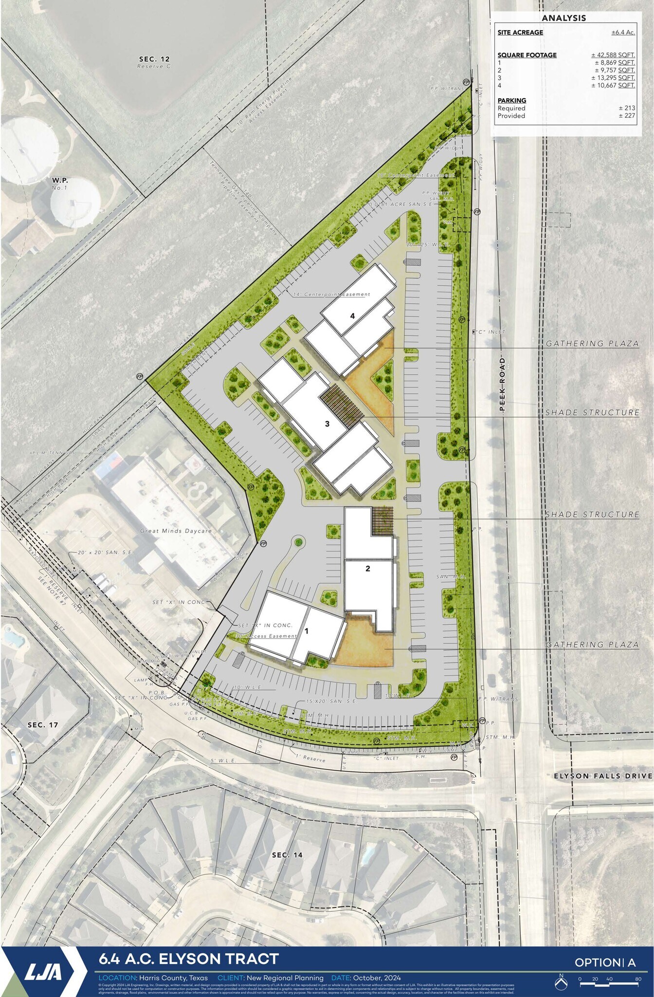 Peek Rd & Elyson Falls Dr, Katy, TX à louer Plan de site– Image 1 sur 5
