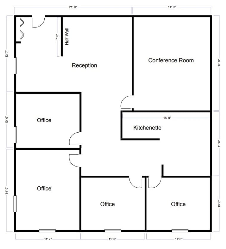 7400 Lyndale Ave S, Richfield, MN à louer Plan d’étage– Image 1 sur 5