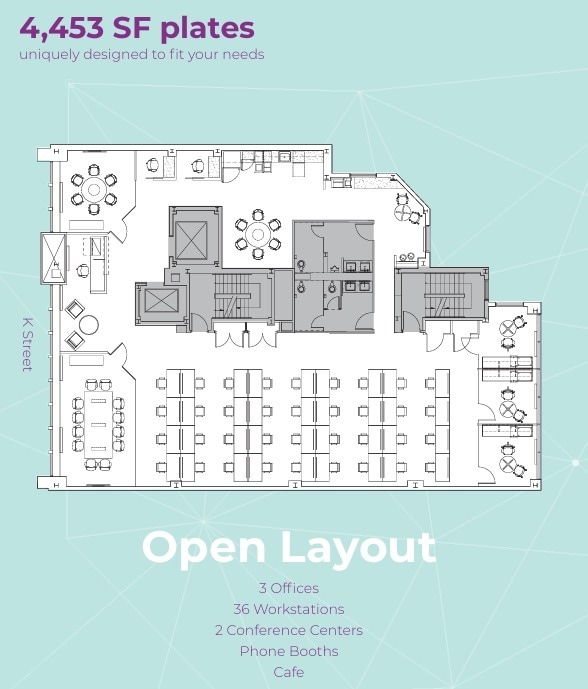 2029 K St NW, Washington, DC à vendre Plan d’étage– Image 1 sur 1