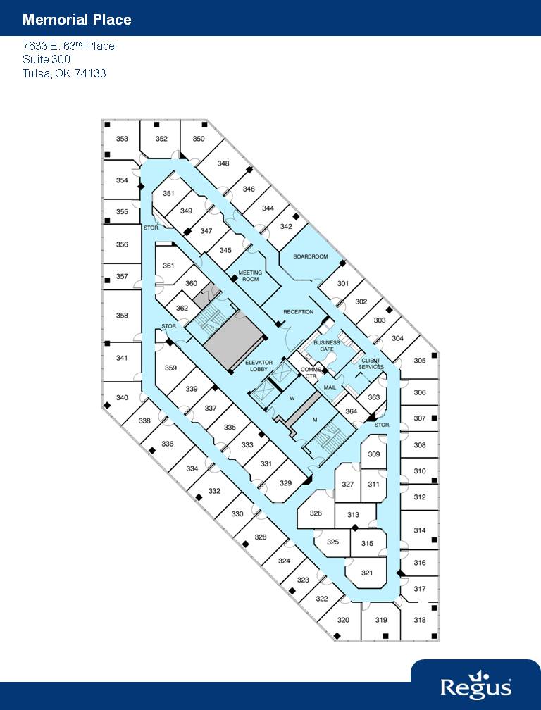7633 E 63rd Pl, Tulsa, OK à louer Plan d’étage– Image 1 sur 1