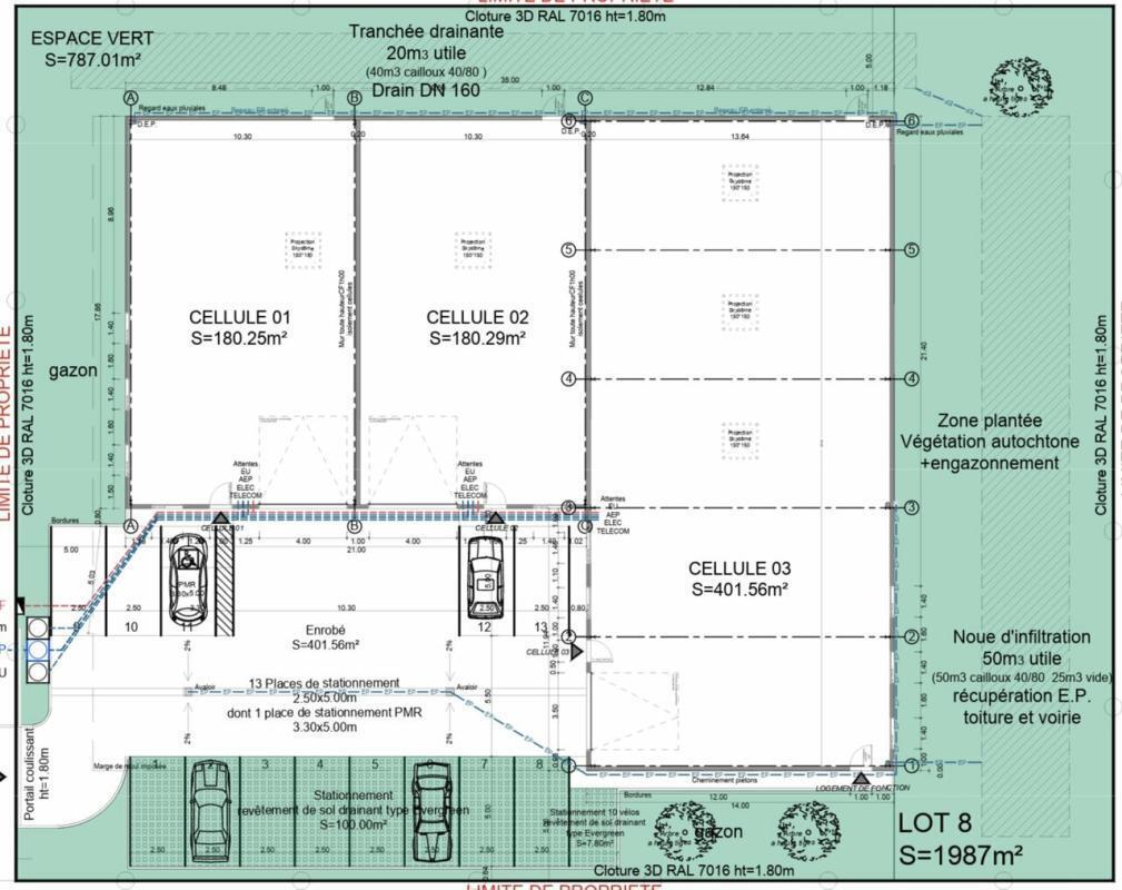 Local d'activités dans Bétheny à vendre Plan de site– Image 1 sur 2