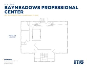 4201 Baymeadows Rd, Jacksonville, FL à louer Plan d’étage– Image 1 sur 1