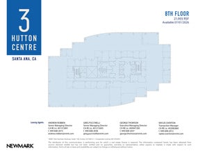 3 Hutton Centre Dr, Santa Ana, CA à louer Plan d’étage– Image 1 sur 1