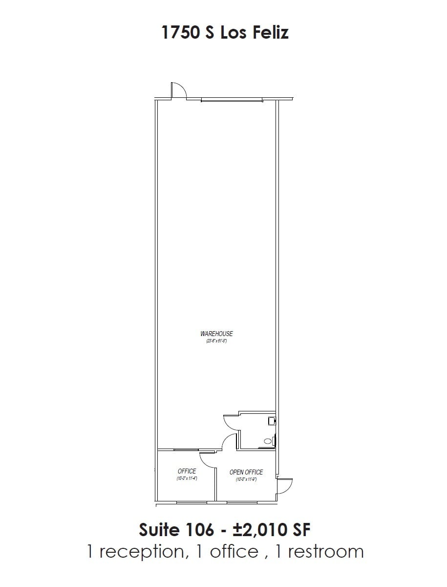 1750 S Los Feliz Dr, Tempe, AZ à louer Plan d’étage– Image 1 sur 1