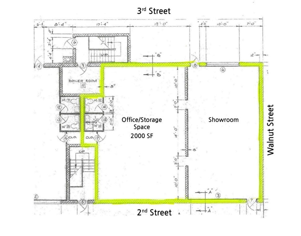 103-111 N 2nd St, North Wales, PA à louer Plan d’étage– Image 1 sur 1