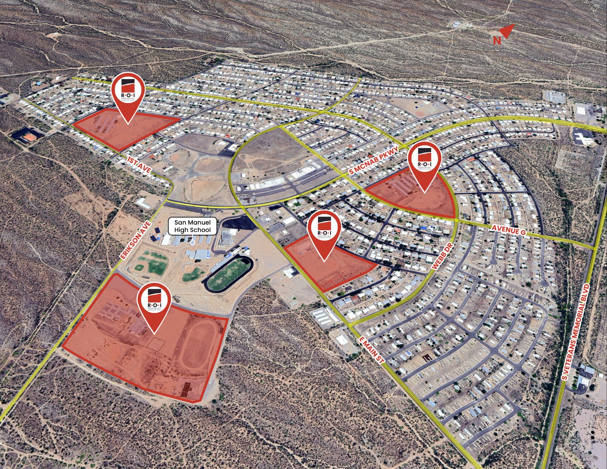 San Manuel Portfolio portefeuille de 4 biens à vendre sur LoopNet.fr Photo principale– Image 1 sur 2