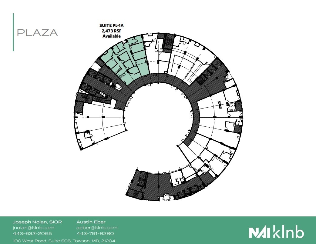 300 E Joppa Rd, Towson, MD à louer Plan d’étage– Image 1 sur 1
