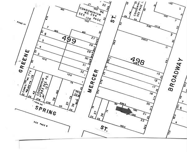 535 Broadway, New York, NY à louer - Plan cadastral – Image 2 sur 12