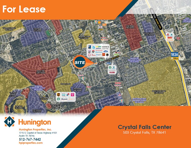 503 Crystal Falls Pky, Leander, TX à louer - Photo de l’immeuble – Image 1 sur 1