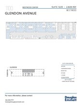1100 Glendon Ave, Los Angeles, CA à louer Plan d’étage– Image 1 sur 1