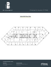 1 Riverway, Houston, TX à louer Plan d’étage– Image 1 sur 1