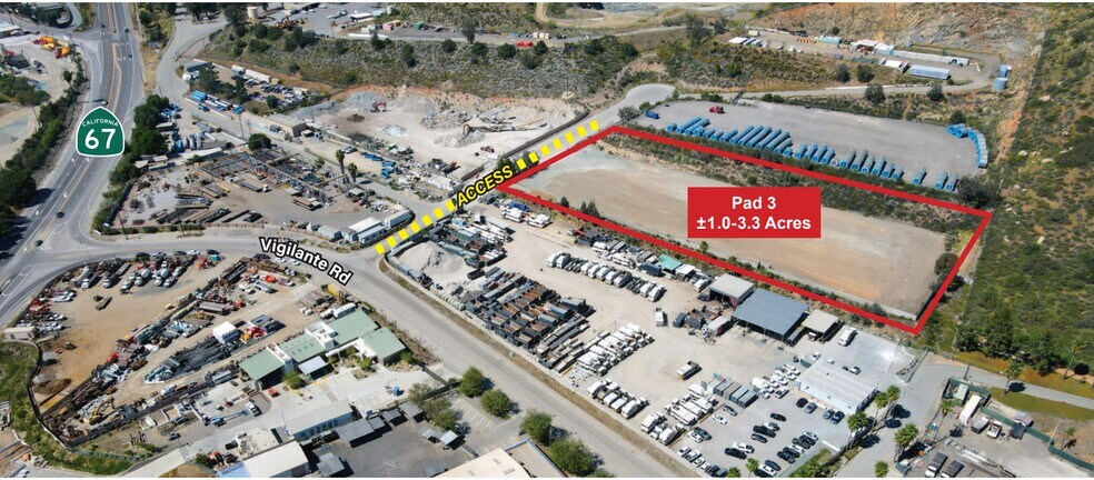 12485 Highway 67, Lakeside, CA à louer - Photo principale – Image 1 sur 3