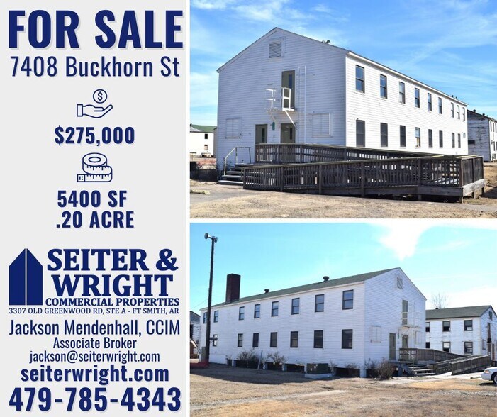 7408 Buckhorn st, Fort Smith, AR à vendre - Photo de l’immeuble – Image 1 sur 1