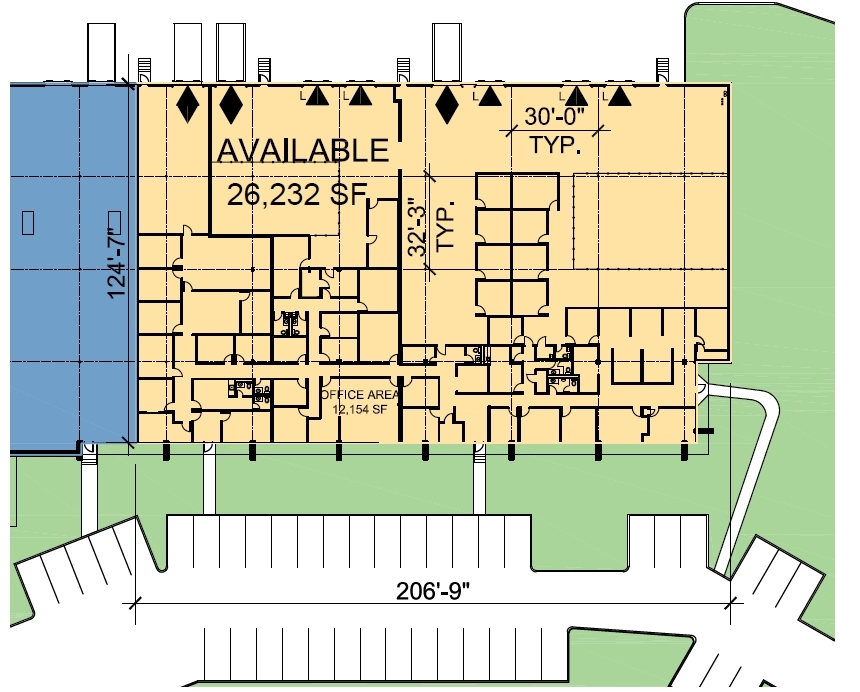 3701-3749 Yale St, Houston, TX à louer Plan de site– Image 1 sur 1