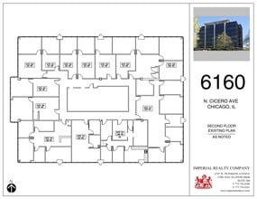 6160 N Cicero Ave, Chicago, IL à louer Plan de site– Image 1 sur 1