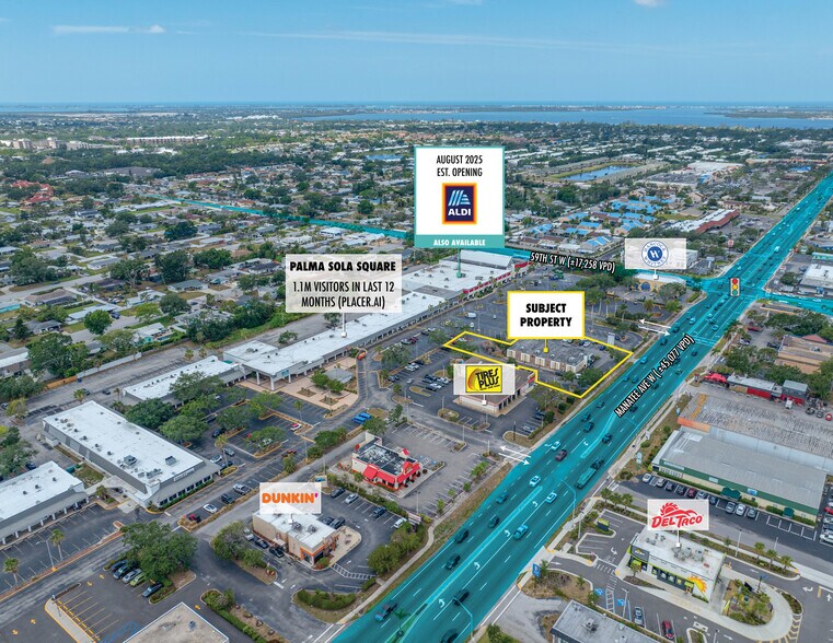 5783 Manatee Ave W, Bradenton, FL à vendre - Aérien – Image 3 sur 8