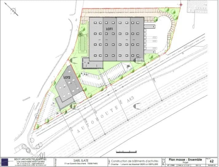 Local d’activités dans La Verpillière à louer Photo de l’immeuble– Image 1 sur 9