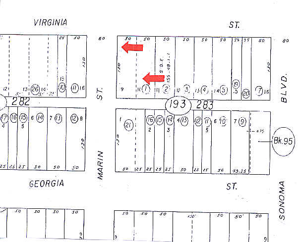 616-630 Marin St, Vallejo, CA à louer - Plan cadastral – Image 2 sur 14