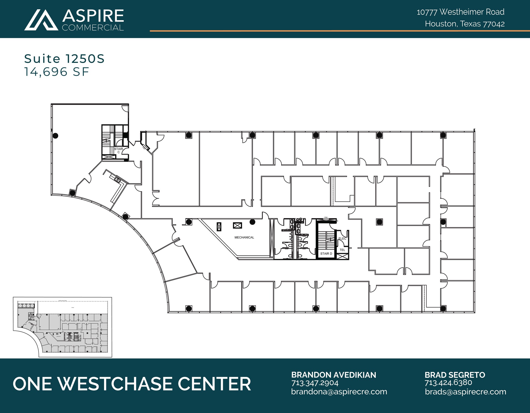 10777 Westheimer Rd, Houston, TX à louer Plan d’étage– Image 1 sur 1