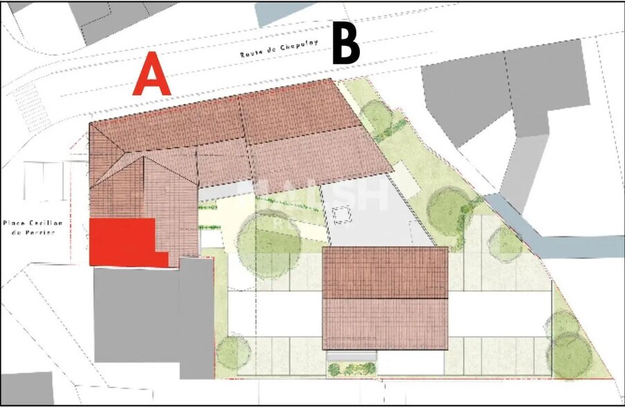 Local commercial dans Septème à louer - Plan de site – Image 2 sur 7