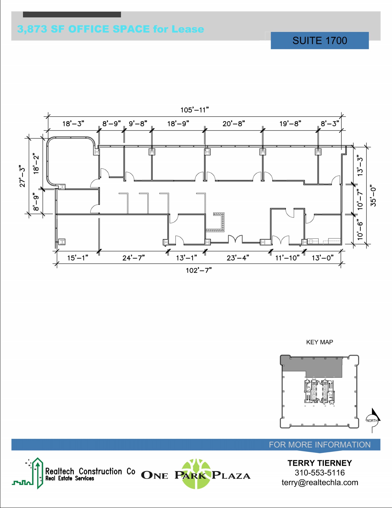 3250 Wilshire Blvd, Los Angeles, CA à louer Plan d’étage– Image 1 sur 1