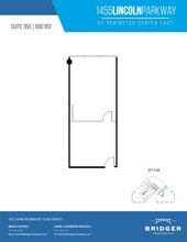 1455 Lincoln Pkwy E, Atlanta, GA à louer Plan d’étage– Image 1 sur 1