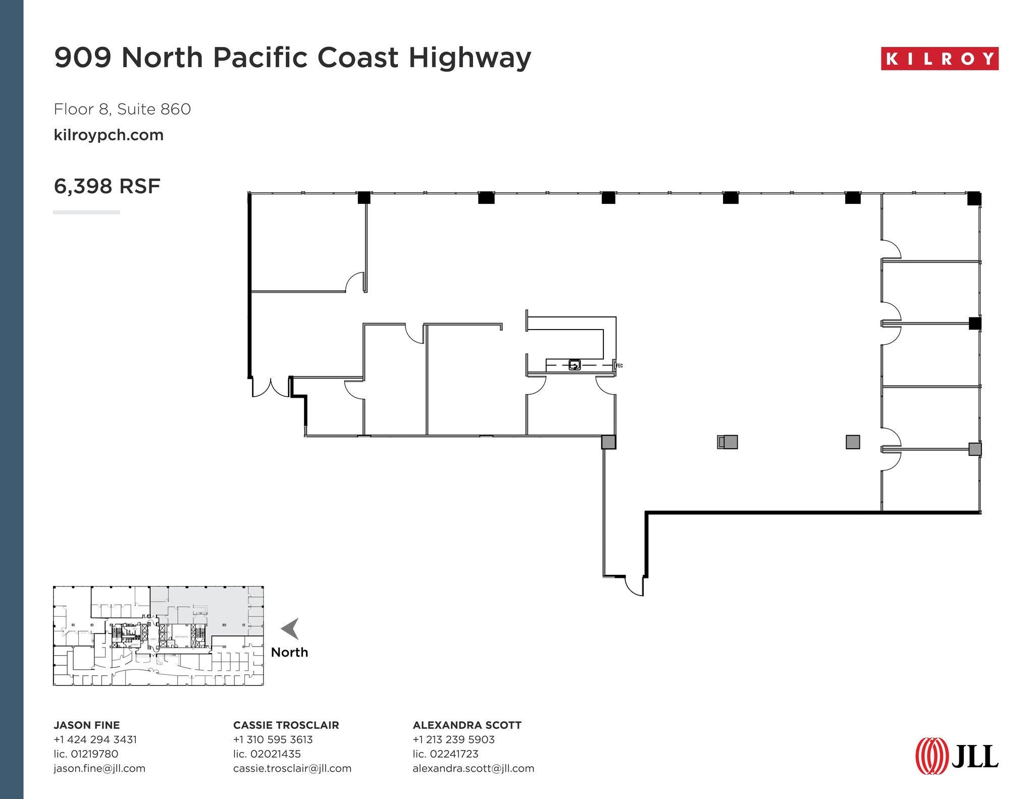 909 N Pacific Coast Hwy, El Segundo, CA à louer Plan de site– Image 1 sur 1