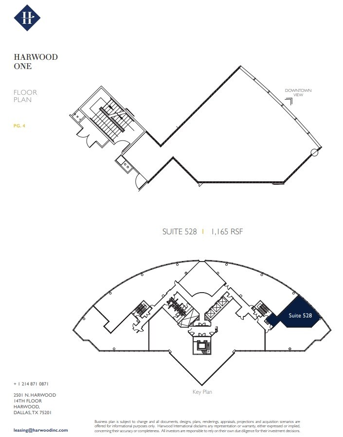 2651 N Harwood St, Dallas, TX à louer Plan d’étage– Image 1 sur 1