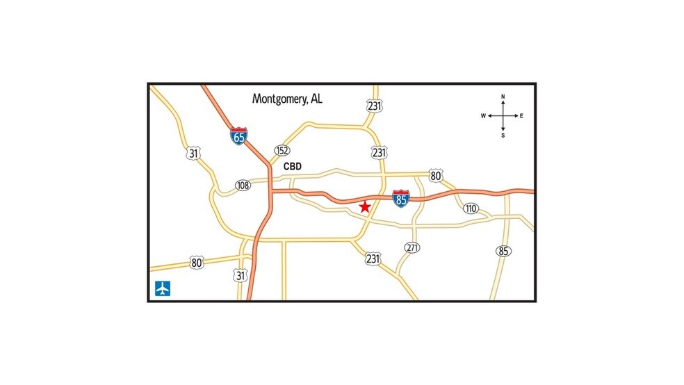 Carmichael Rd/ Woodmere Blvd/ Central Parkway, Montgomery, AL à vendre - Photo de l’immeuble – Image 3 sur 3