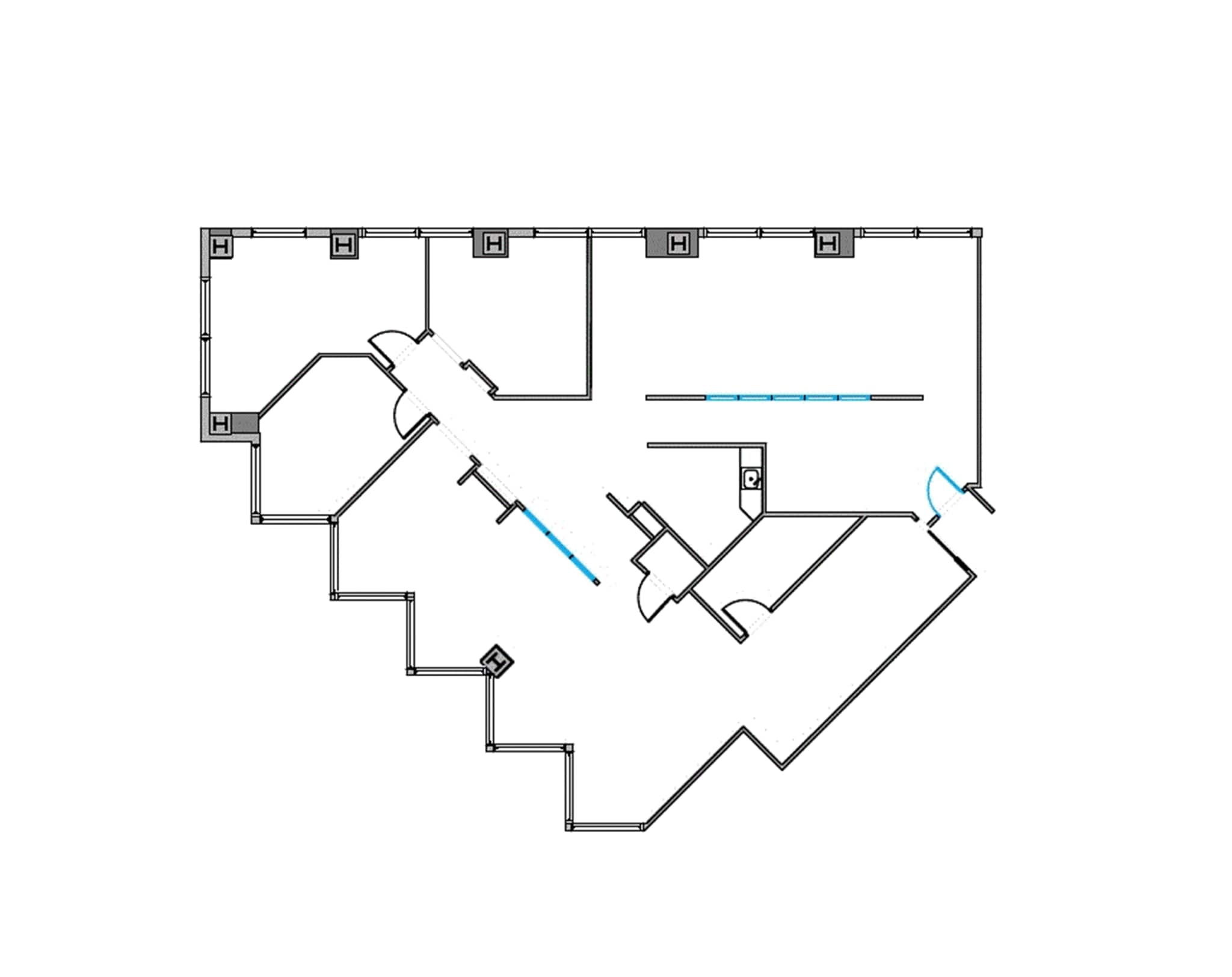 1910 Pacific Ave, Dallas, TX à louer Plan d’étage– Image 1 sur 1