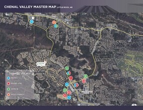 Chenal Valley Dr, Little Rock, AR - VUE AÉRIENNE  vue de carte
