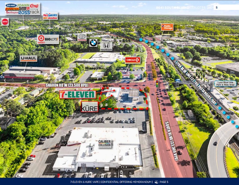 8641 South Blvd, Charlotte, NC à vendre - Photo de l’immeuble – Image 3 sur 4